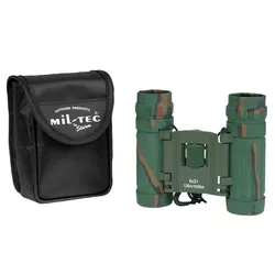 MIL-TEC dalekohled 8x21 skládací WOODLAND