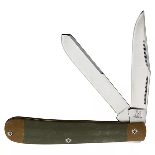 ROUGH RYDER nůž zavírací TRAPPER GREEN G10