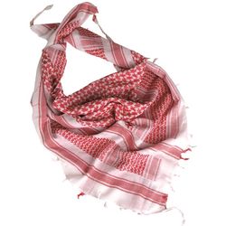 Šátek Palestina bílá | červená