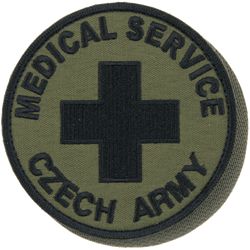 Nášivka: MEDICAL SERVICE [ssz] olivová | černá