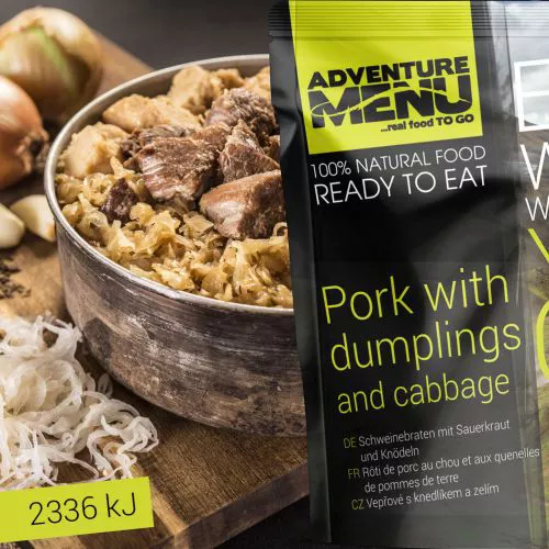 ADVENTURE MENU vepřové s knedlíkem a zelím - ADM sterilizované hotové jídlo