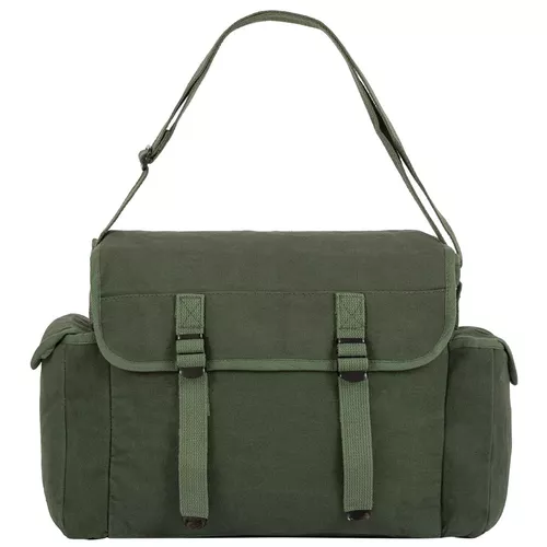 HIGHLANDER taška přes rameno HEAVY DUTY plátěná ZELENÁ