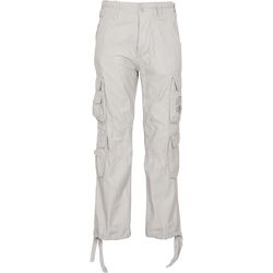 Brandit Kalhoty Pure Vintage Trouser bílé oprané M