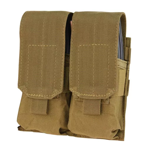 CONDOR OUTDOOR sumka MOLLE dvojitá na zásobníky M4 COYOTE BROWN
