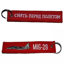 FOSTEX klíčenka MIG-29/RBF ČERVENÁ