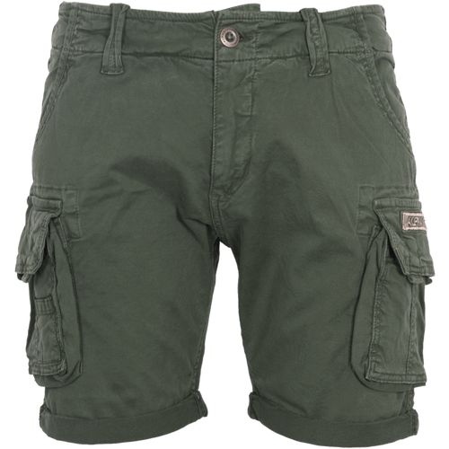 Alpha Industries Kalhoty krátké  Crew Short olivová tmavá 33