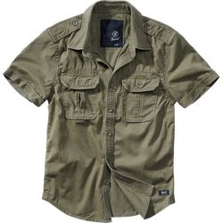 Brandit Košile Vintage Shirt Shortsleeve 1/2 olivová 5XL