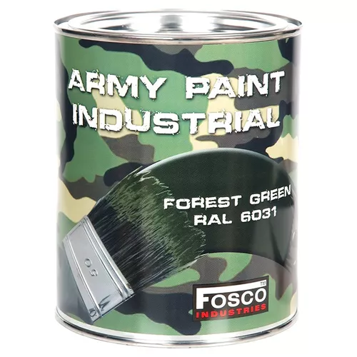 FOSCO barva ARMY nátěrová 1l RAL 6031 ZELENÁ LESNÍ