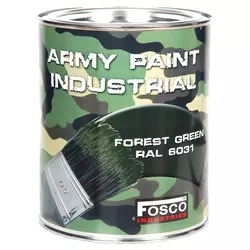 FOSCO barva ARMY nátěrová 1l RAL 6031 ZELENÁ LESNÍ