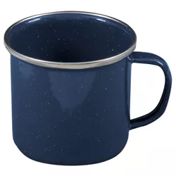 HIGHLANDER hrnek plechový smaltovaný 350 ml MODRÝ