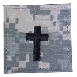 MILITARY RANGE nášivka VOJENSKÝ KNĚZ velcro ACU DIGITAL