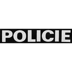 Nášivka: POLICIE [velká] černá | bílá