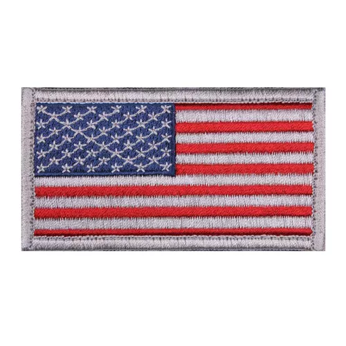 ROTHCO nášivka USA vlajka 4,5 x 8,5 cm BÍLÝ lem