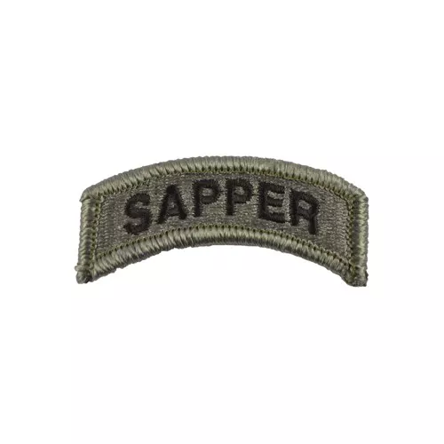 MILITARY RANGE nášivka oblouček SAPPER Tab VELCRO - FOLIAGE