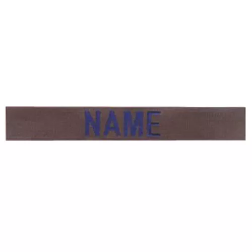 MILITARY RANGE nášivka jmenovka "NAME" modrá niť OLIV
