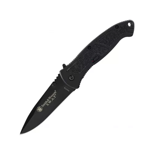 Smith & Wesson nůž zavírací S.W.A.T. ČERNÝ hladké ostří