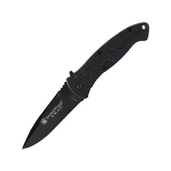 Smith & Wesson nůž zavírací S.W.A.T. ČERNÝ hladké ostří
