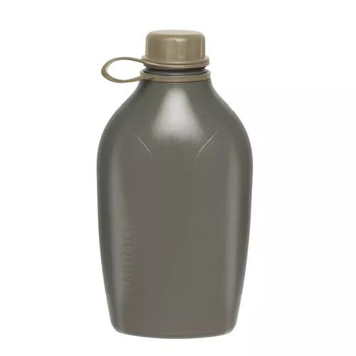 Wildo láhev plastová EXPLORER 1l s karabinou KHAKI