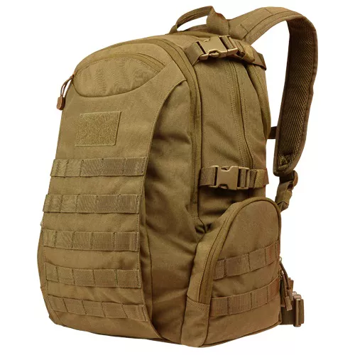 CONDOR OUTDOOR batoh na notebook 15,4" TAKTICKÝ COYOTE BROWN