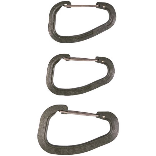 Karabina Accessory Carabiner Set [sada 3 ks] olivová